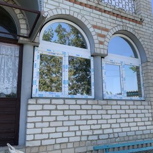 1 Металлопластиковые арочные окна