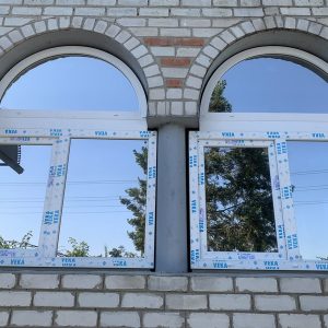 3 Металлопластиковые арочные окна